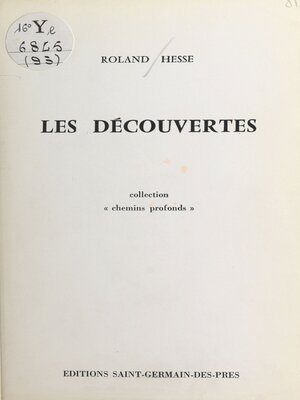 cover image of Les découvertes